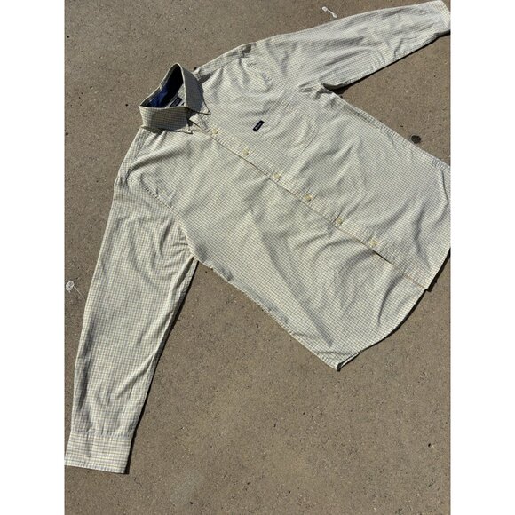 Chaps Ralph Lauren Button Up Plaid Flannel long Sleeve Shirt Vintage 90’s - Picture 2 of 5